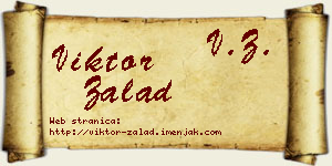 Viktor Zalad vizit kartica